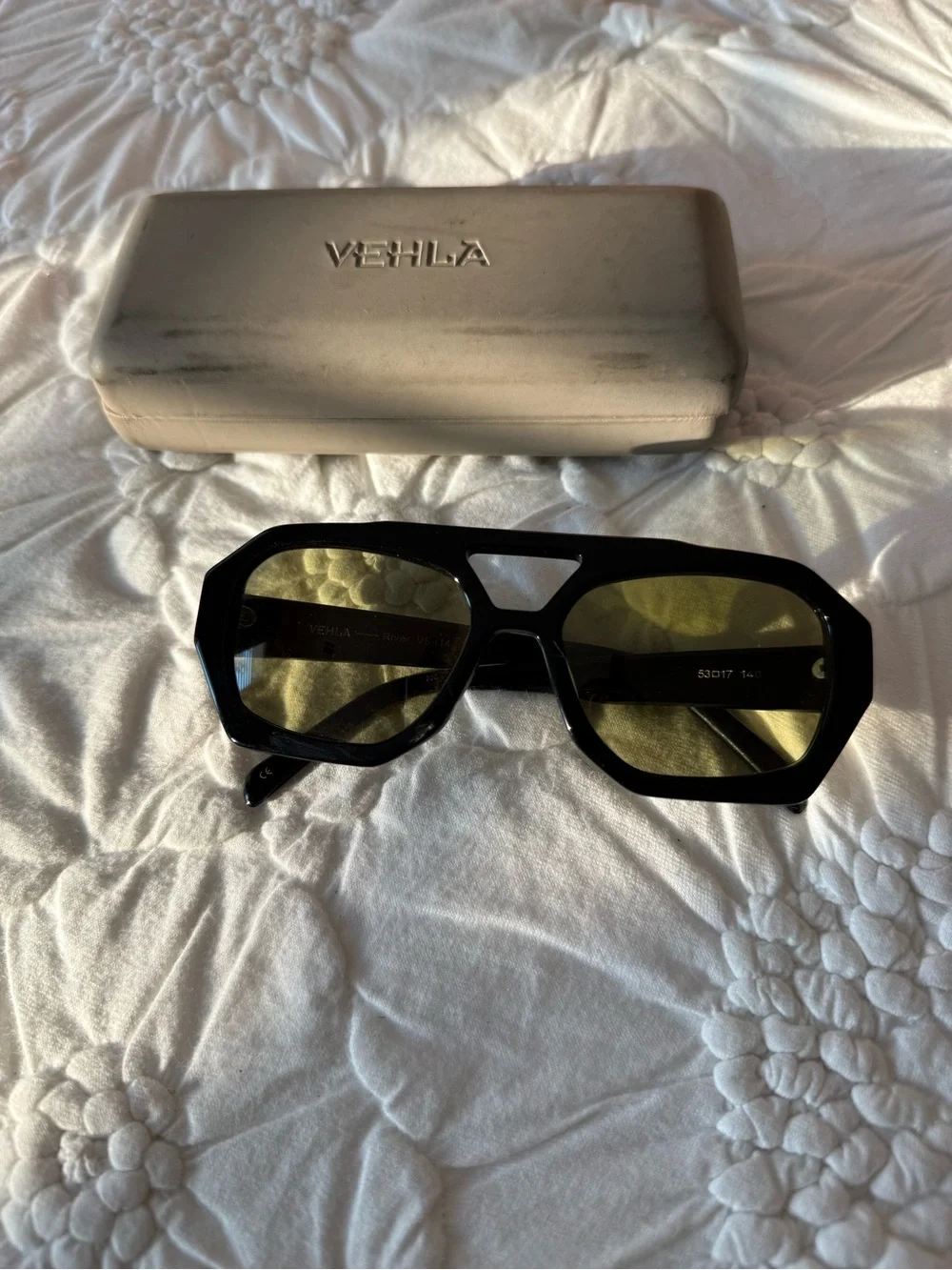 VEHLA River Sunglasses with Olive Lenses